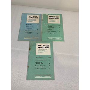 Vintage 1975 1977 3x Bits & Pieces Motivational Magazine Volume C